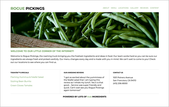Rogue Pickings Website